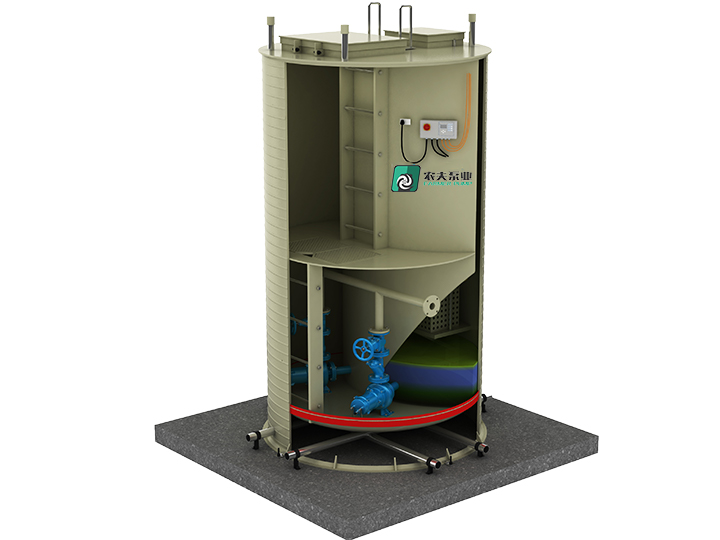玻璃钢/不锈钢/HMPP/HDPE材质一体化预制泵站
